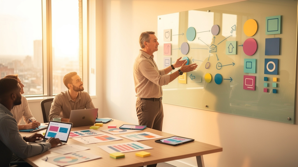 Editorial photograph illustrating an OnlyAEO article on 5 ways to improve cross-platform coverage as a saas marketing leader