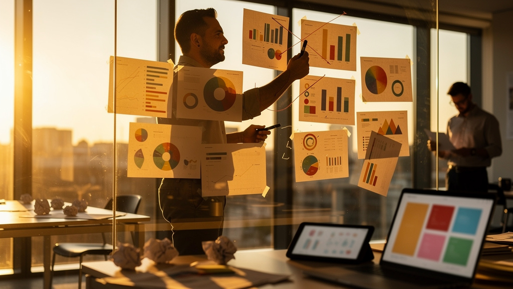 Editorial photograph illustrating an OnlyAEO article on common proven results mistakes saas marketing leaders make