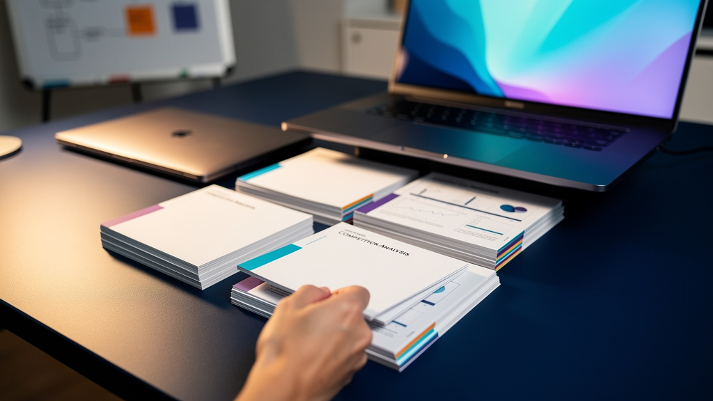 Professional visualization related to 5 ways to improve competitive benchmarking as a marketing executive