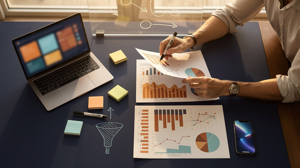 Editorial photograph illustrating an OnlyAEO article on proven results: what every saas marketing leader needs to know in 2026